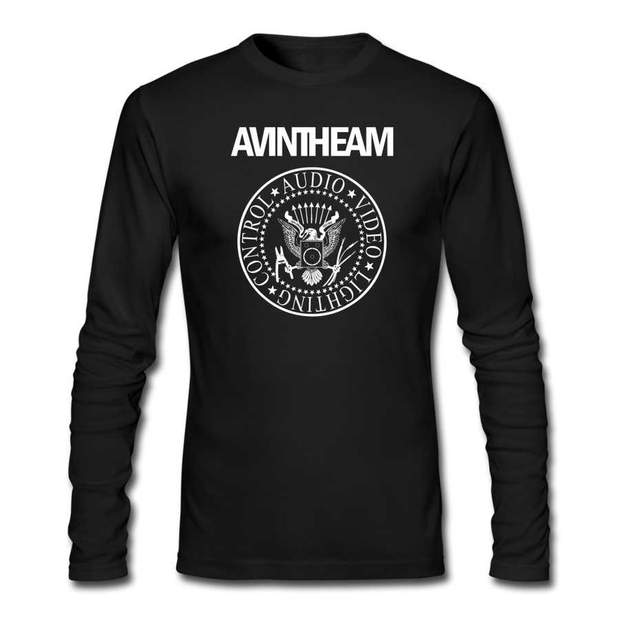AVinTheAM AVpunk Men's Long Sleeve T-Shirt (LIMITED EDITION) - black