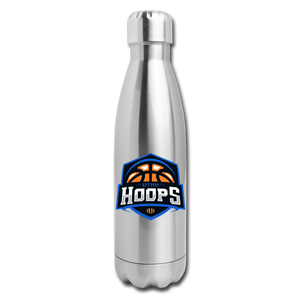 Utah Hoops Insulated Stainless Steel Water Bottle - silver