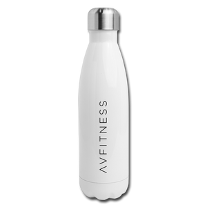 AVFITNESS Insulated Stainless Steel Water Bottle - white