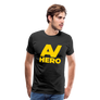 AV HERO Black Premium T-Shirt