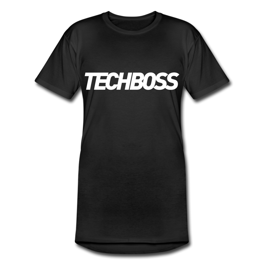 TECHBOSS® Long Body Urban Tee - black