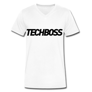 TECHBOSS®  V-Neck T-Shirt - white