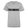 TECHBOSS® V-Neck T-Shirt - heather gray