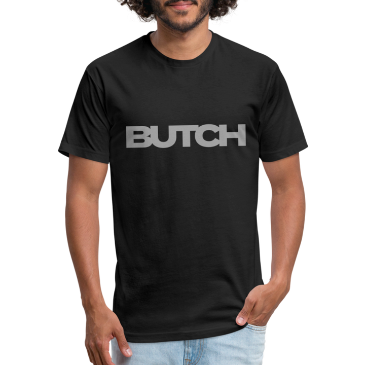 BUTCH Fitted Cotton/Poly T-Shirt - black