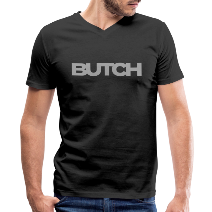 BUTCH V-Neck T-Shirt - black