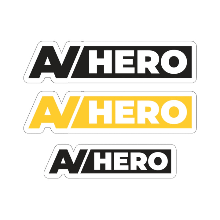 AV HERO Kiss-Cut Stickers