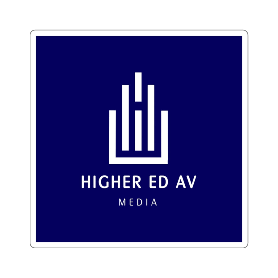 Higher Ed AV Podcast Square Sticker