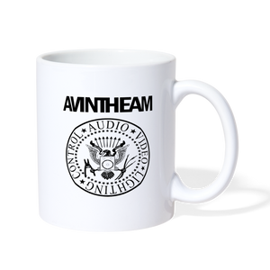 AVinTheAM AVpunk SNOW Coffee/Tea Mug (LIMITED EDITION) - white