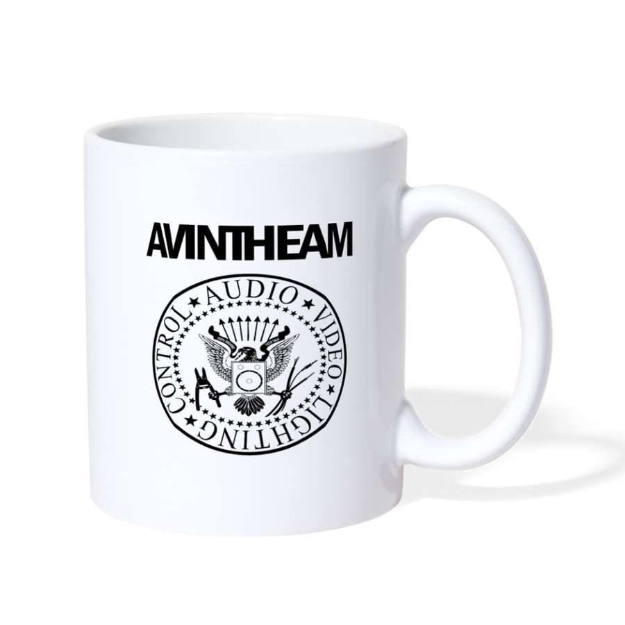 AVinTheAM AVpunk SNOW Coffee/Tea Mug (LIMITED EDITION) - white