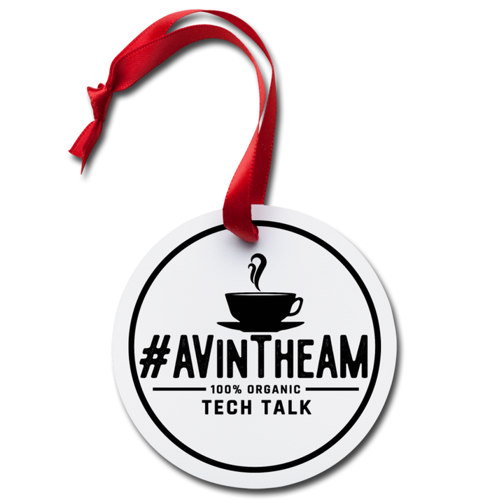 AVinTheAM Holiday Ornament (LIMITED EDITION) - white