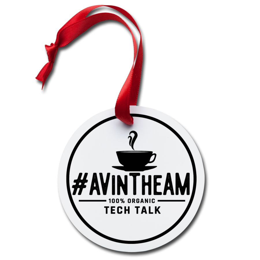 AVinTheAM Holiday Ornament (LIMITED EDITION) - white