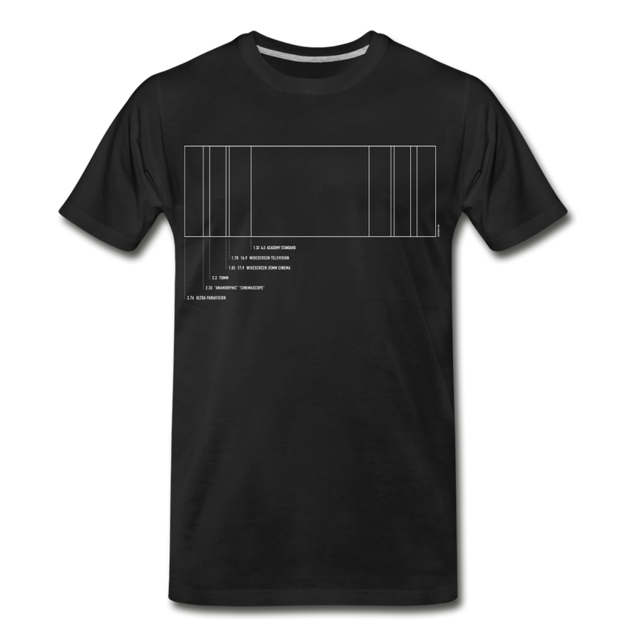 Film Aspect Ration Premium T-Shirt (EXCLUSIVE) - black