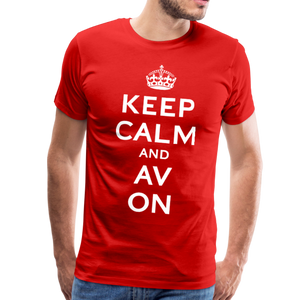 Keep Calm And AV On Premium T-Shirt (EXCLUSIVE)