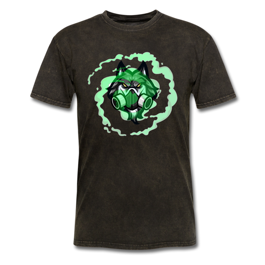 TOXICbiowolf Mineral Wash T-Shirt - mineral black