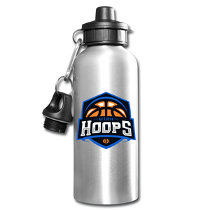 Utah Hoops Water Bottle - silver