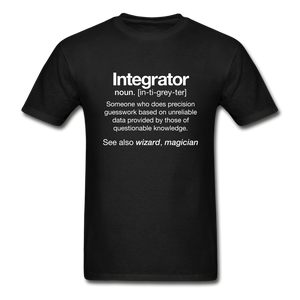 AV Integrator Definition Short Sleeve T-shirt - black