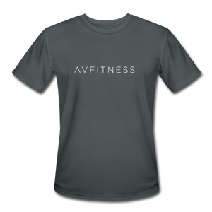 AVFITNESS Men’s Moisture Wicking Performance T-Shirt - charcoal