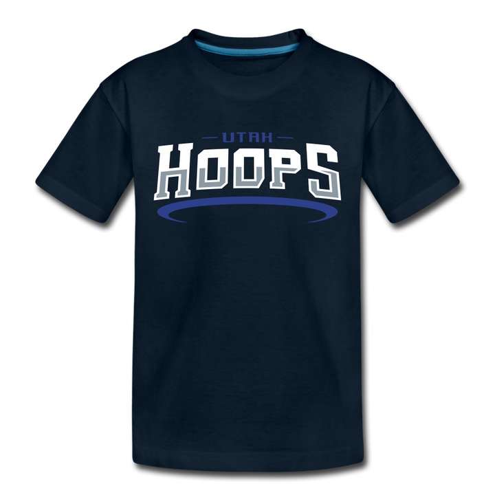 Utah Hoops™ Kids Premium T-Shirt - deep navy