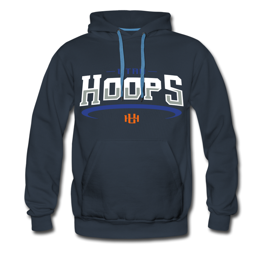 Utah Hoops™ Adult Men’s Premium Hoodie YES - navy