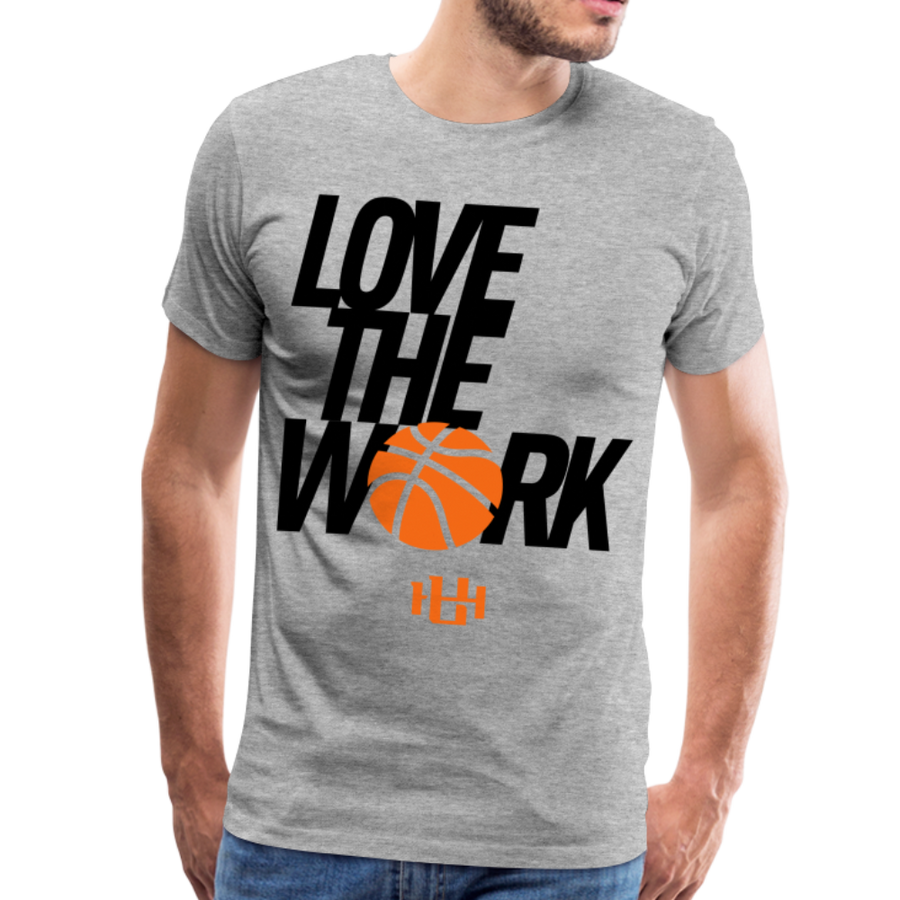 Utah Hoops™ Adult "Love The Work" Premium T-Shirt
