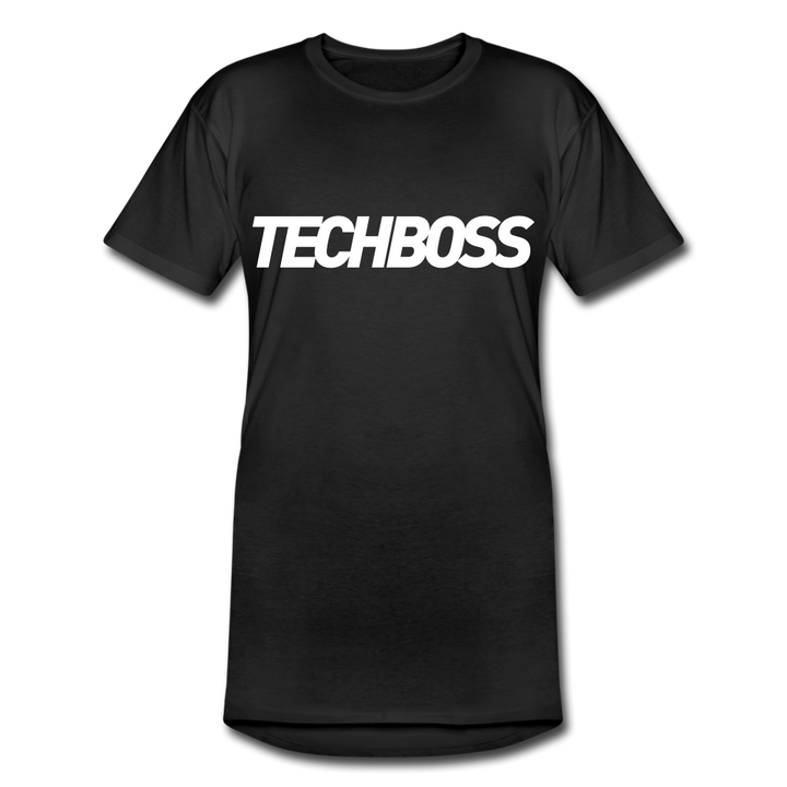 TECHBOSS® Long Body Urban Tee - black
